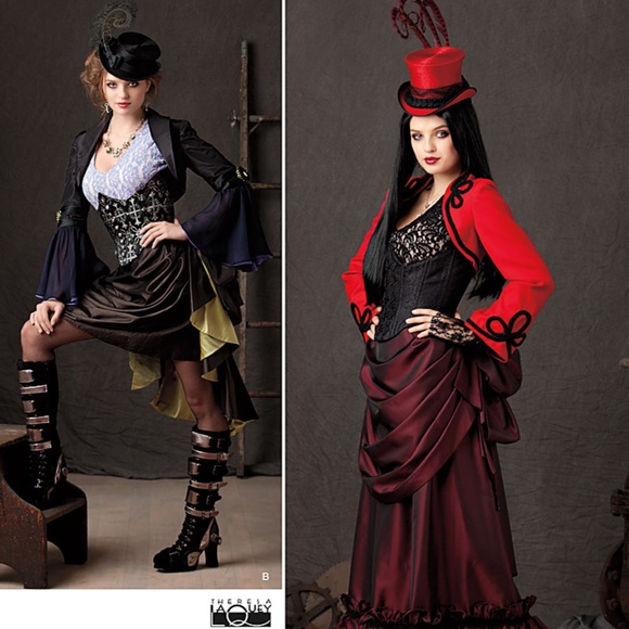 Simplicity 1819 Victorian Era Steampunk Costumes Sz 6-8-10-12 UNCUT Pattern - Picture 1 of 8
